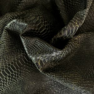 Piel de Res Grabada Tipo Serpiente