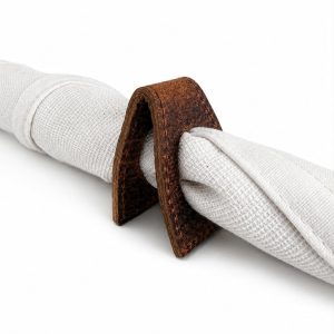 Servilletero de Piel Figura 8 | Accesorios para Restaurante