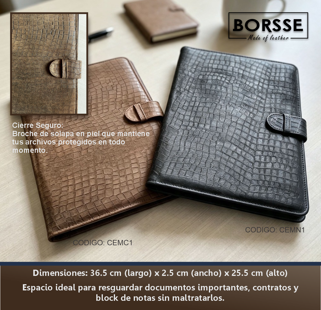 Carpeta Ejecutiva en Piel -COF01 - Imagen 2