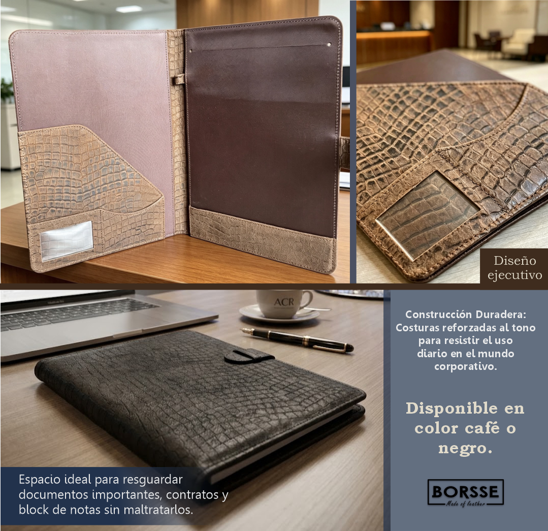 Carpeta Ejecutiva en Piel -COF01 - Imagen 3