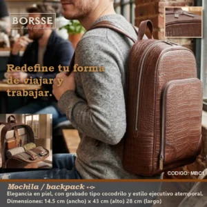 Mochila Ejecutiva de Piel
